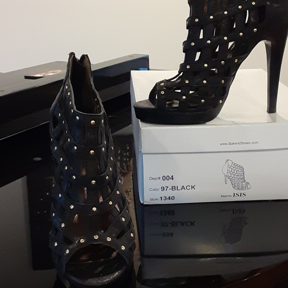 Baker's shoes Caged Booties